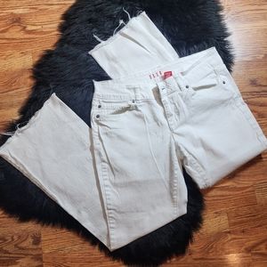 Elle White Boho Jeans Women's Size 10 Bootcut Flared style